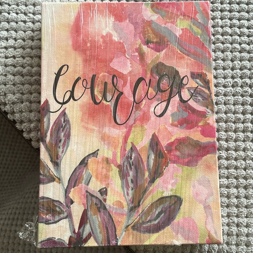 Canvas wall art print. Easy to hang. Original was painted in watercolor.